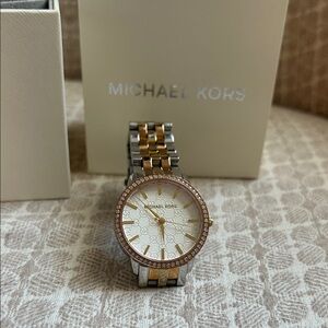 Michael Kors Gold and Silver Women's Watch